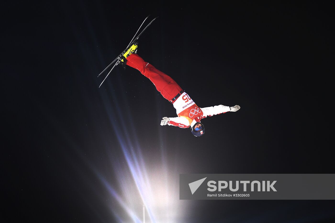 2018 Winter Olympics. Freestyle skiing. Men. Aerials