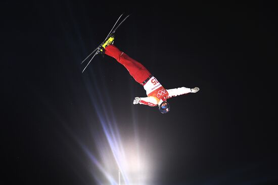 2018 Winter Olympics. Freestyle skiing. Men. Aerials