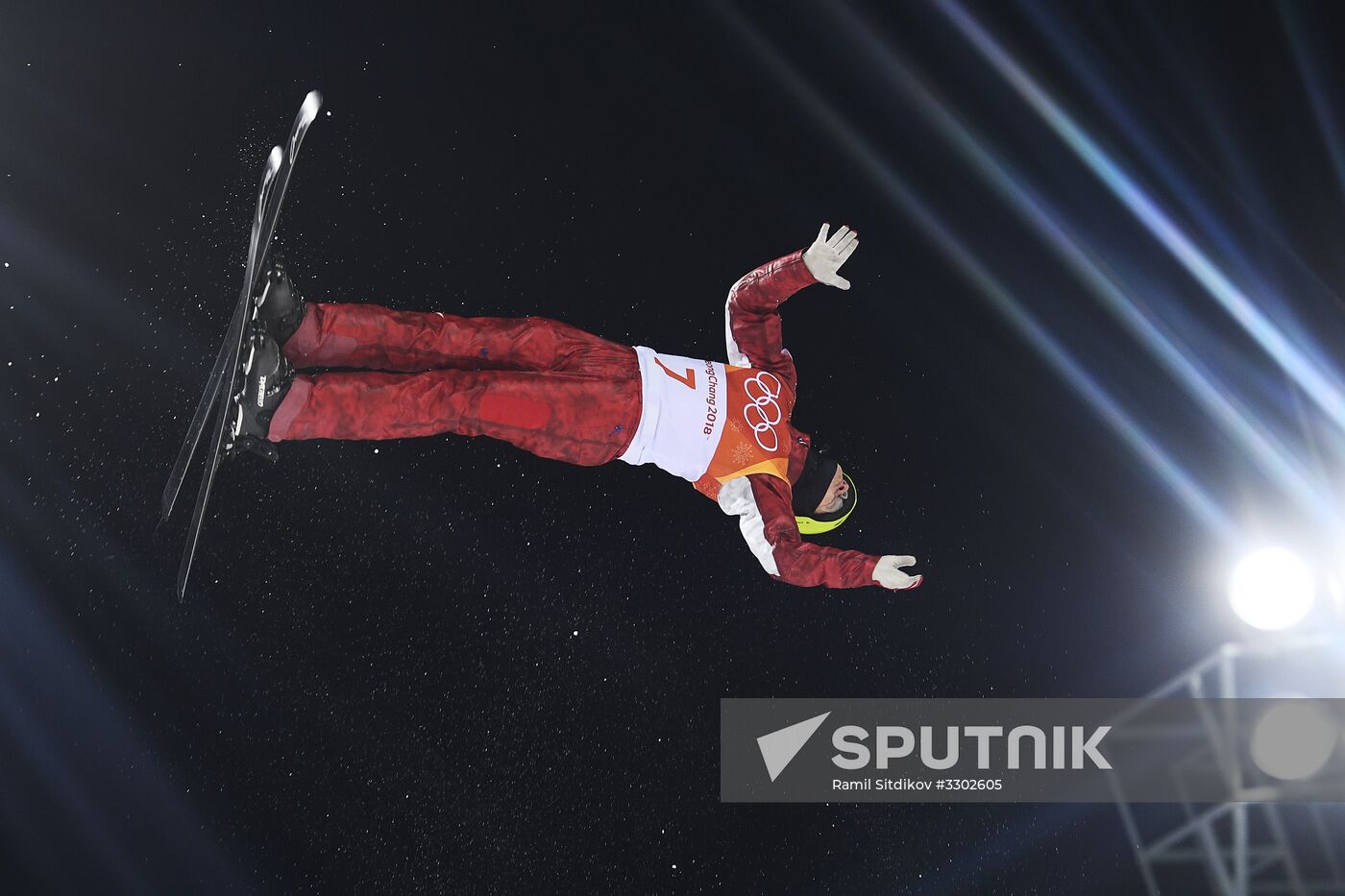2018 Winter Olympics. Freestyle. Men. Aerials