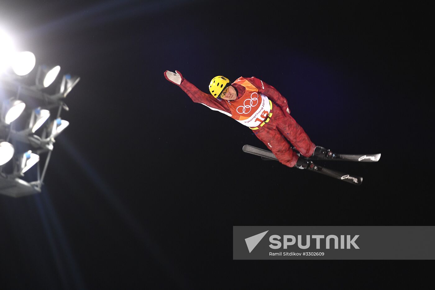 2018 Winter Olympics. Freestyle. Men. Aerials