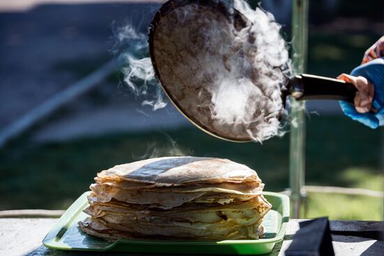 Celebration of Maslenitsa in Russian regions