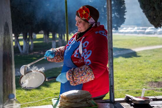 Celebration of Maslenitsa in Russian regions