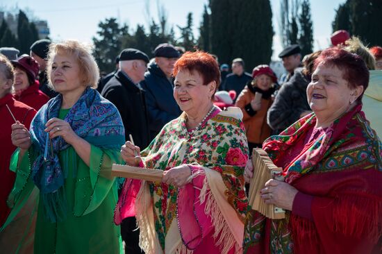 Celebration of Maslenitsa in Russian regions