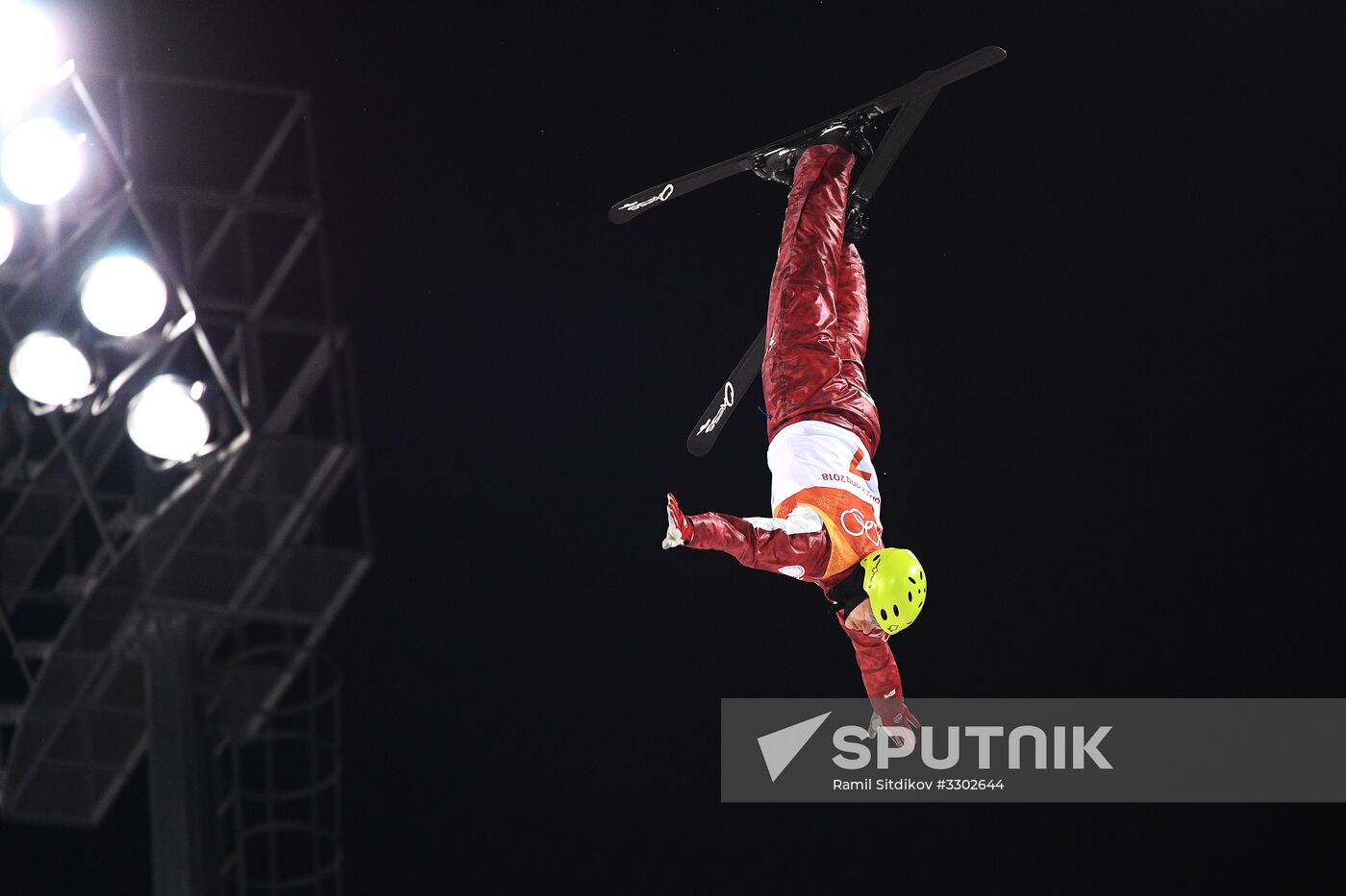 2018 Winter Olympics. Freestyle. Men. Aerials