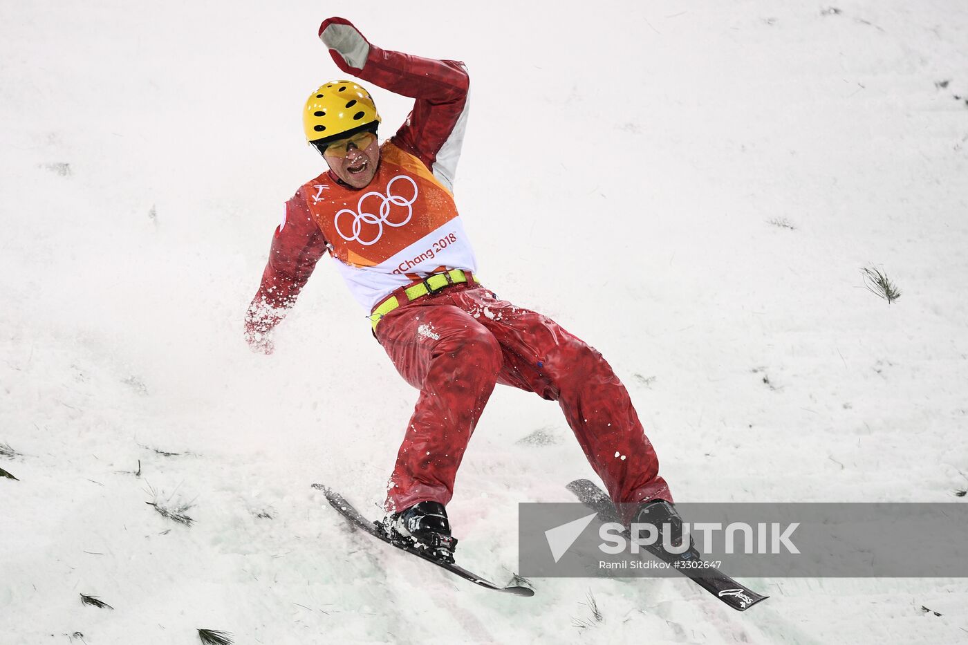 2018 Winter Olympics. Freestyle. Men. Aerials