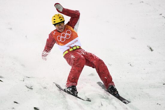 2018 Winter Olympics. Freestyle. Men. Aerials