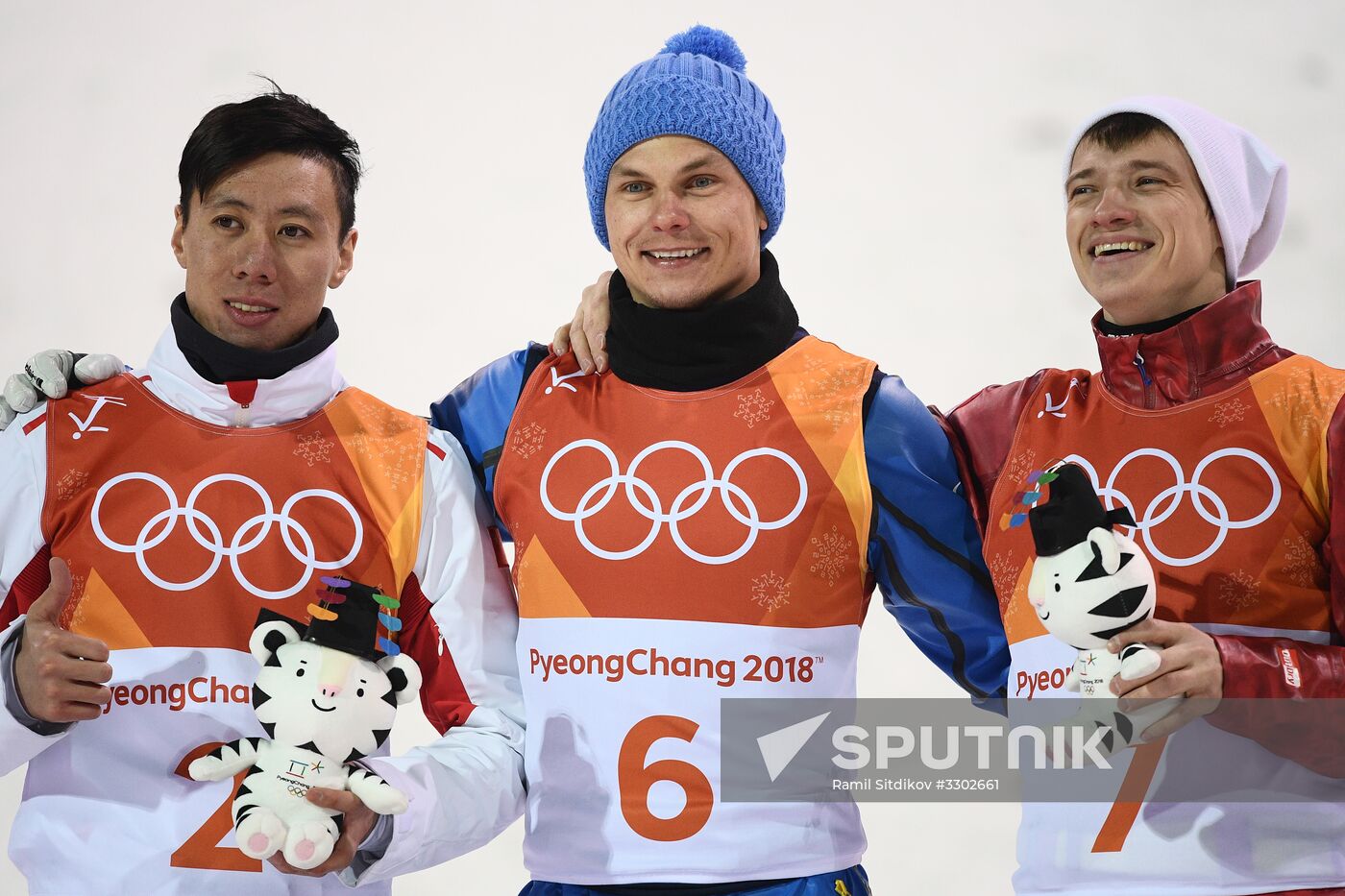 2018 Winter Olympics. Freestyle. Men. Aerials