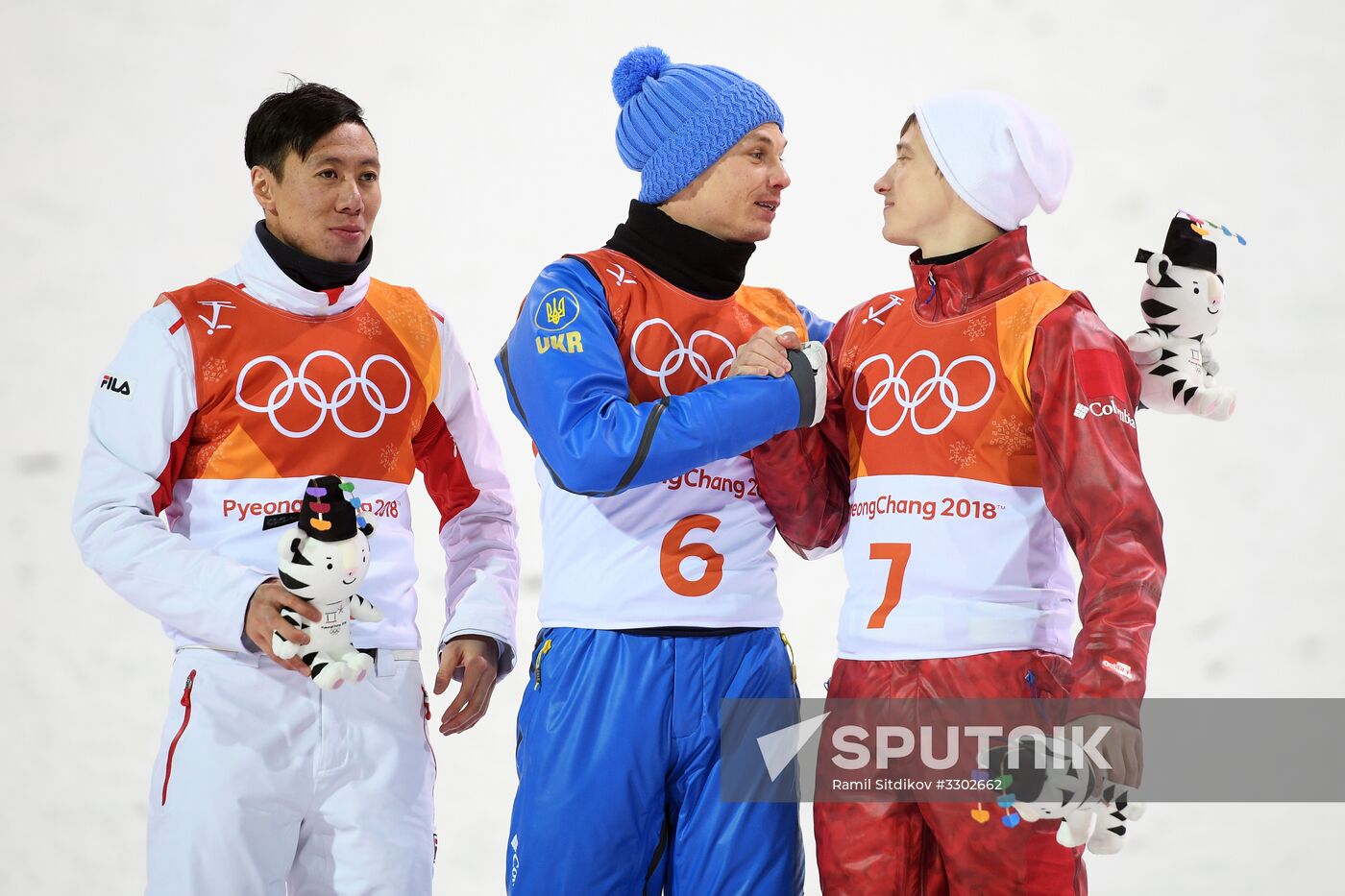 2018 Winter Olympics. Freestyle. Men. Aerials