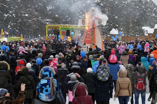 Celebration of Maslenitsa in Russian regions