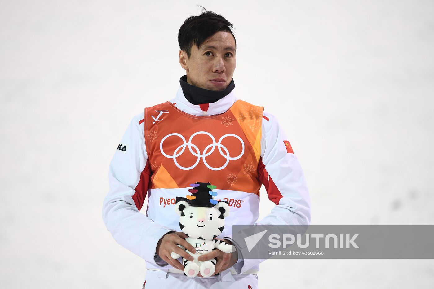 2018 Winter Olympics. Freestyle skiing. Men. Aerials