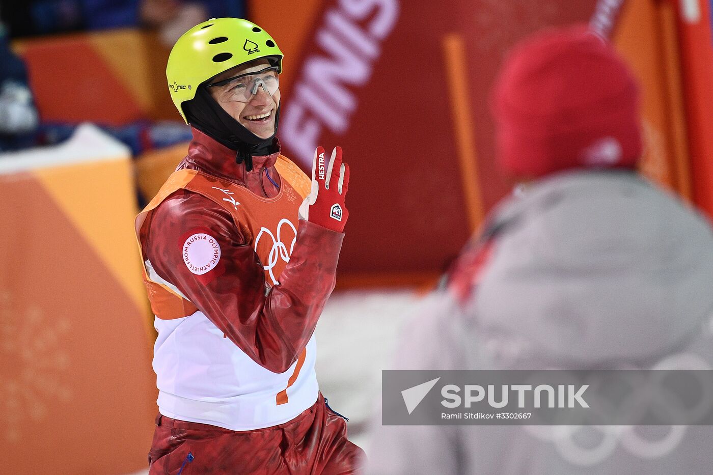 2018 Winter Olympics. Freestyle. Men. Aerials