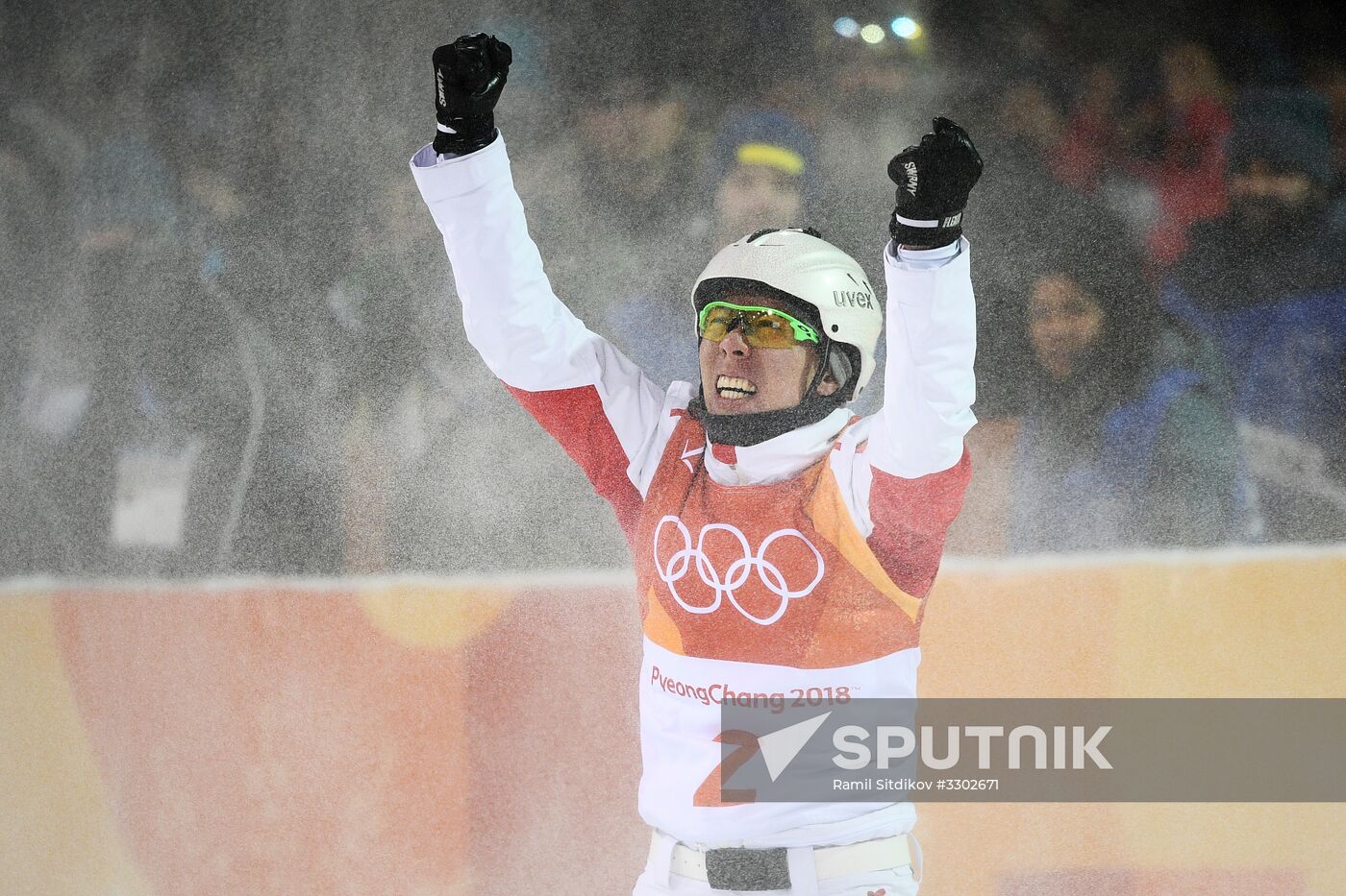2018 Winter Olympics. Freestyle. Men. Aerials