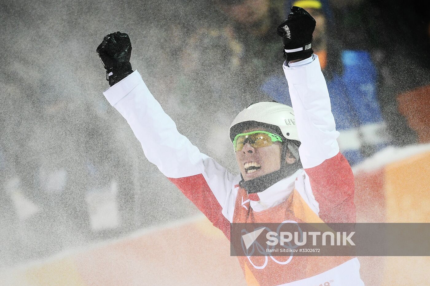 2018 Winter Olympics. Freestyle skiing. Men. Aerials
