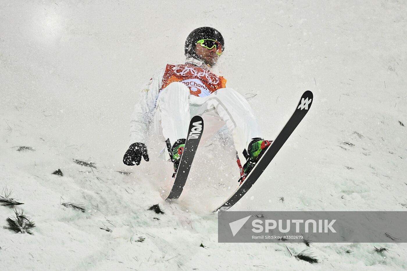 2018 Winter Olympics. Freestyle skiing. Men. Aerials