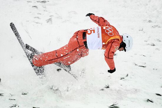 2018 Winter Olympics. Freestyle skiing. Men. Aerials