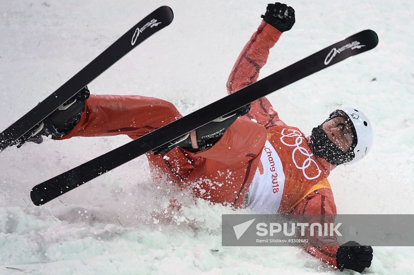 2018 Winter Olympics. Freestyle skiing. Men. Aerials