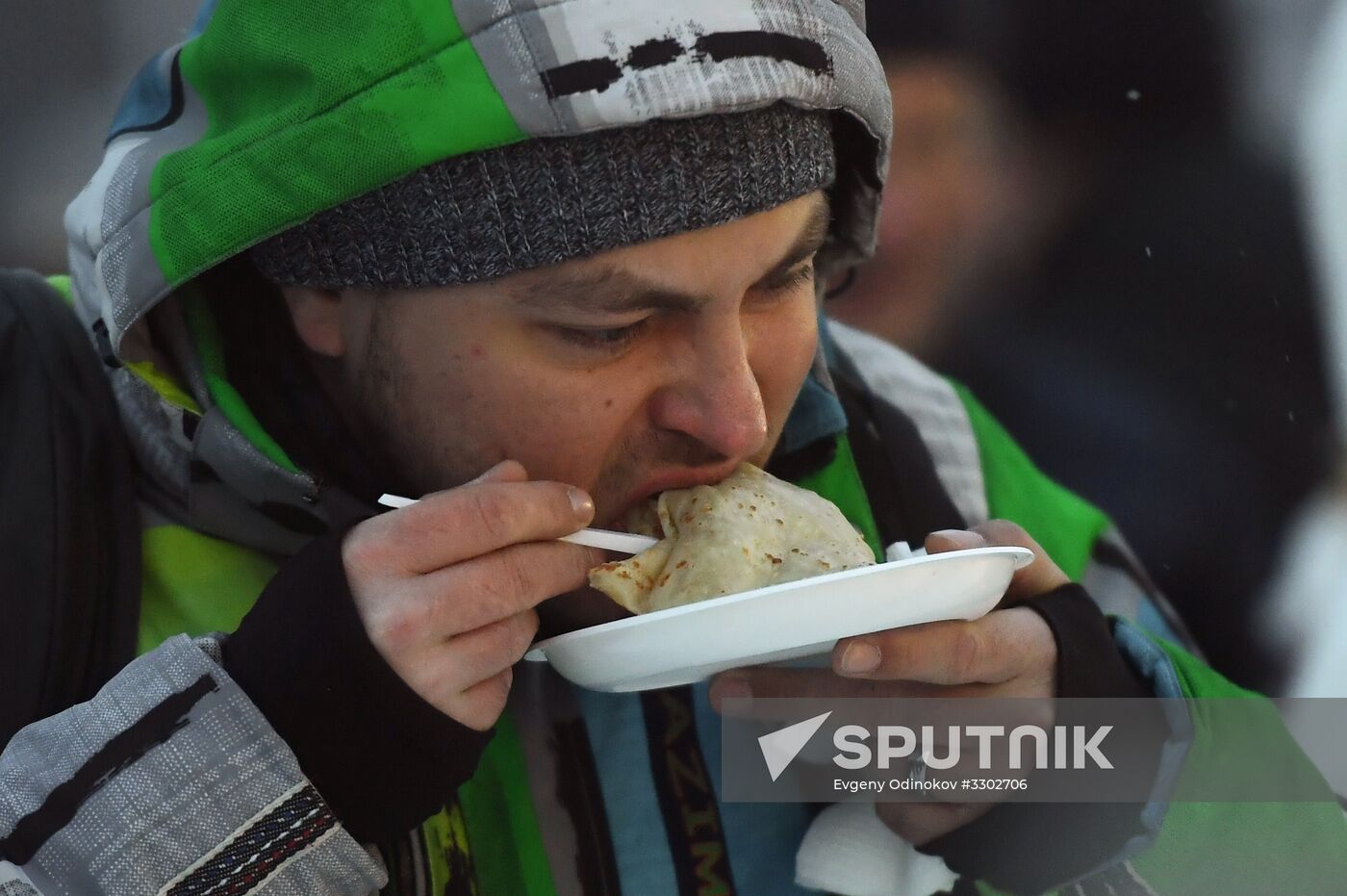 Celebration of Maslenitsa in Moscow