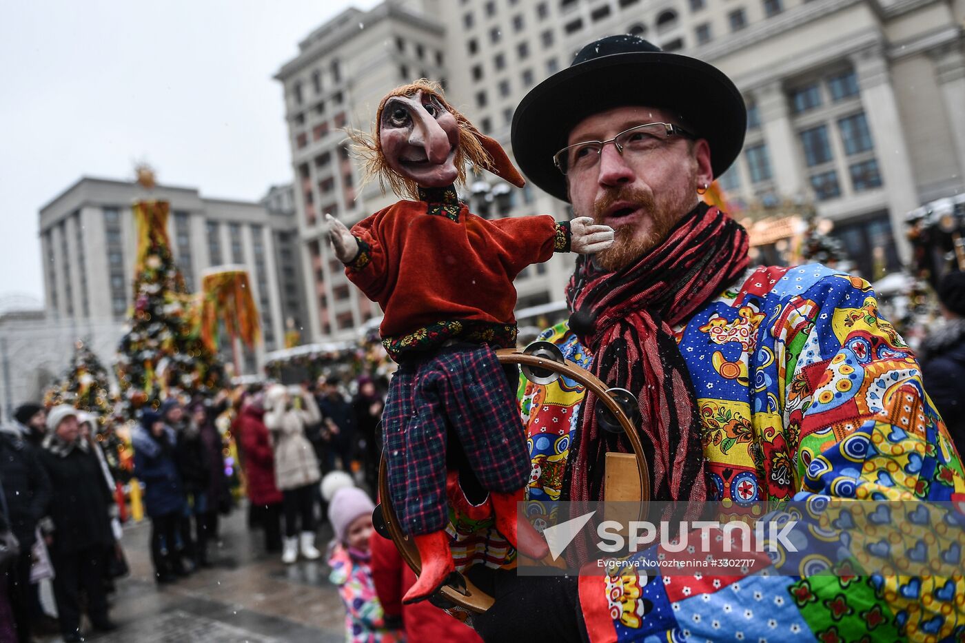 Celebration of Maslenitsa in Moscow