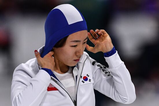 2018 Winter Olympics. Speed skating. Women. 500m