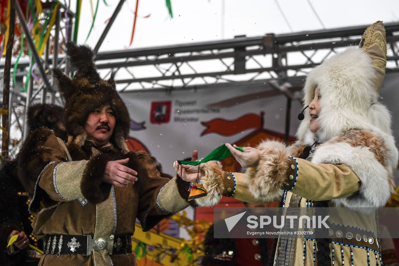 Celebration of Maslenitsa in Moscow