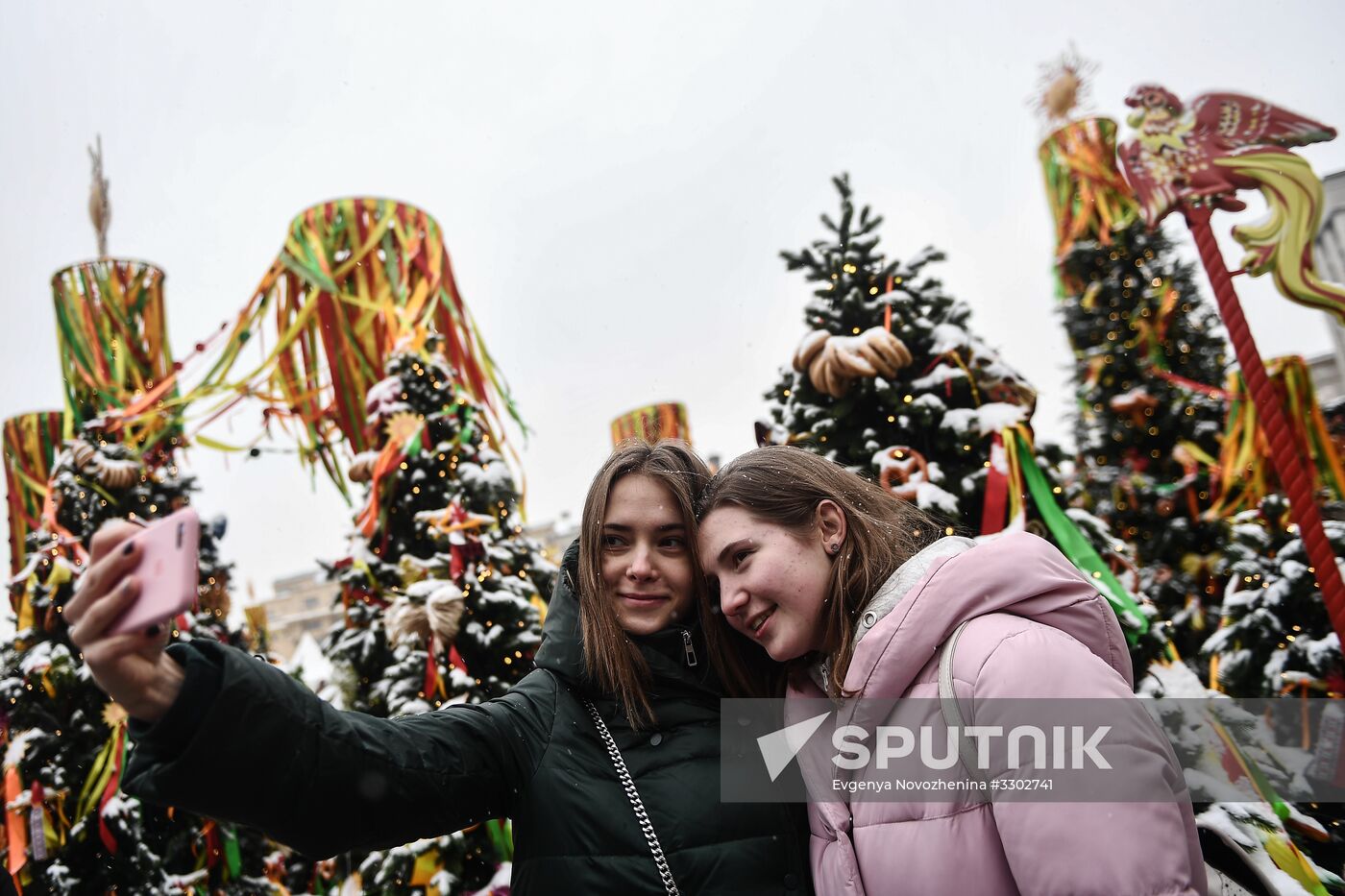 Celebration of Maslenitsa in Moscow