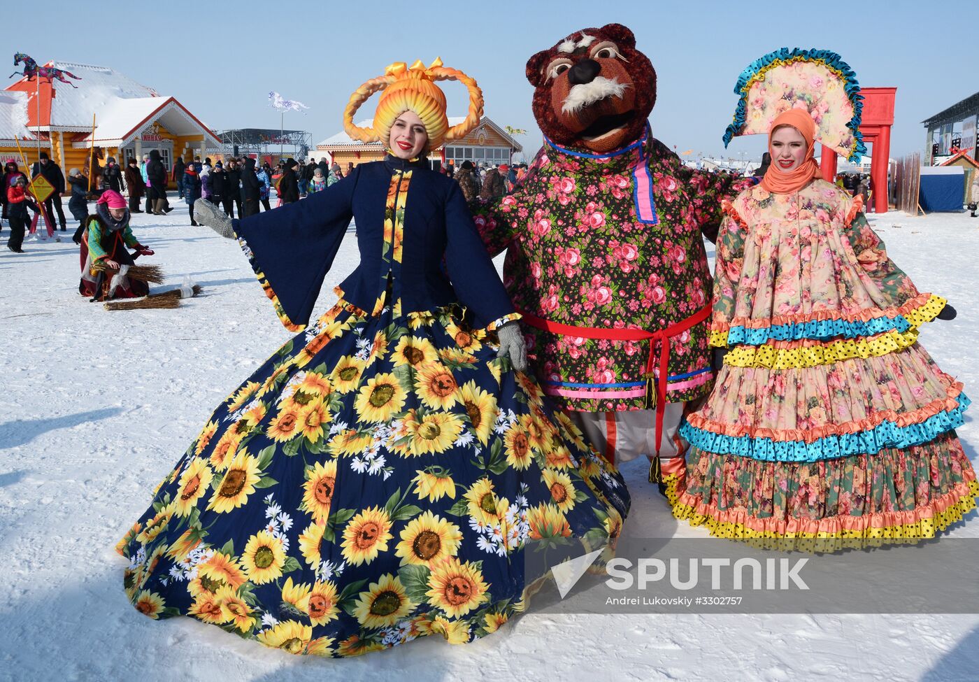 Celebration of Maslenitsa in Russian regions