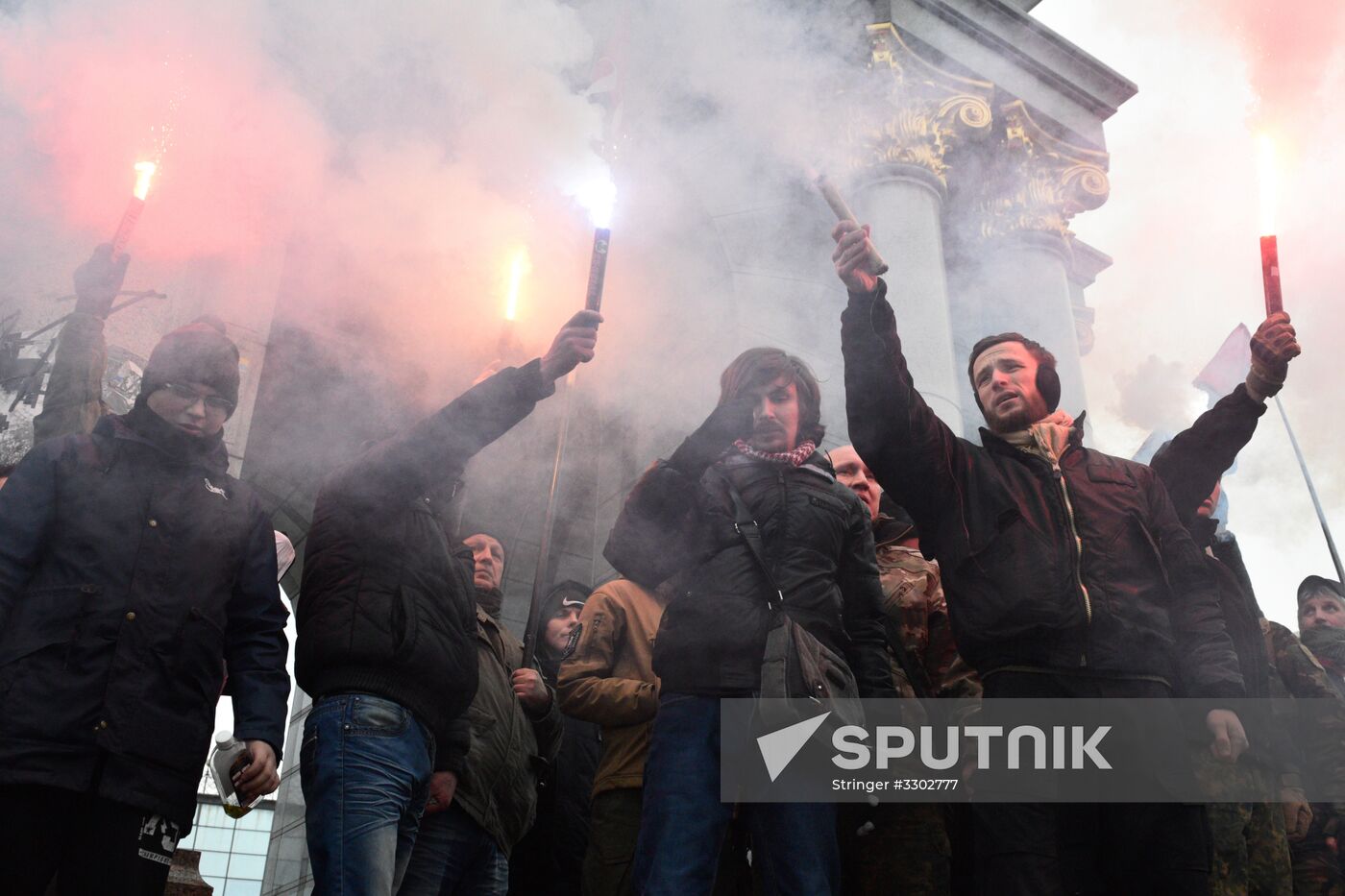 Radicals in Kiev commit anti-Russian acts