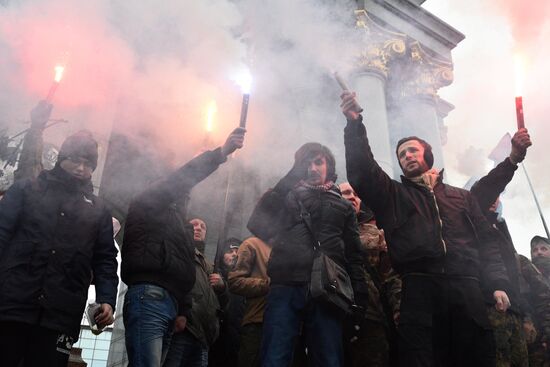 Radicals in Kiev commit anti-Russian acts