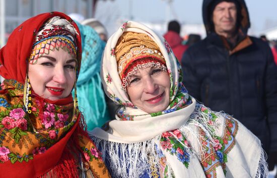 Celebration of Maslenitsa in Russian regions