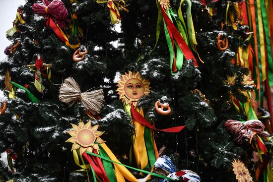 Celebration of Maslenitsa in Moscow