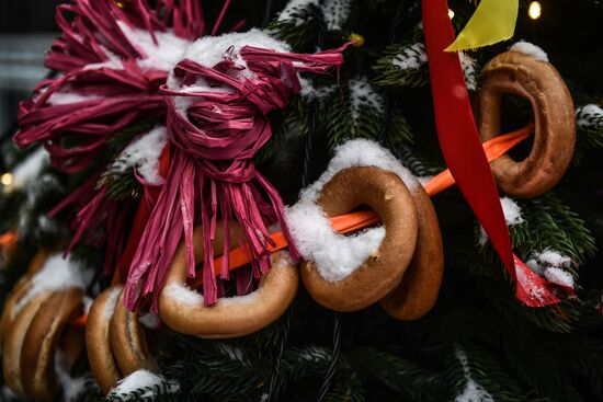 Celebration of Maslenitsa in Moscow