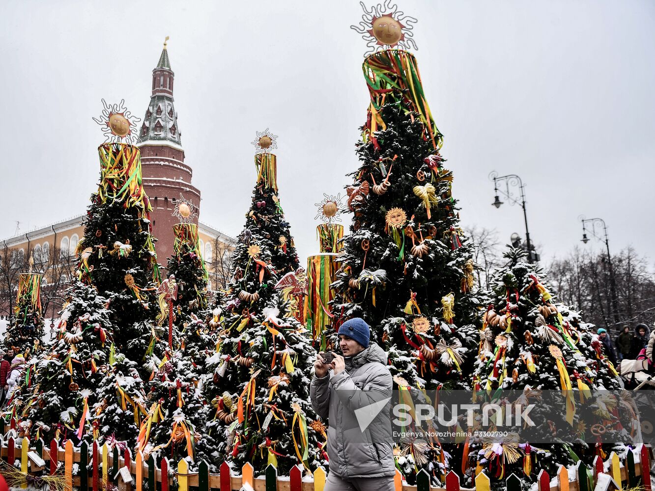 Celebration of Maslenitsa in Moscow