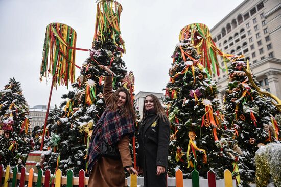Celebration of Maslenitsa in Moscow