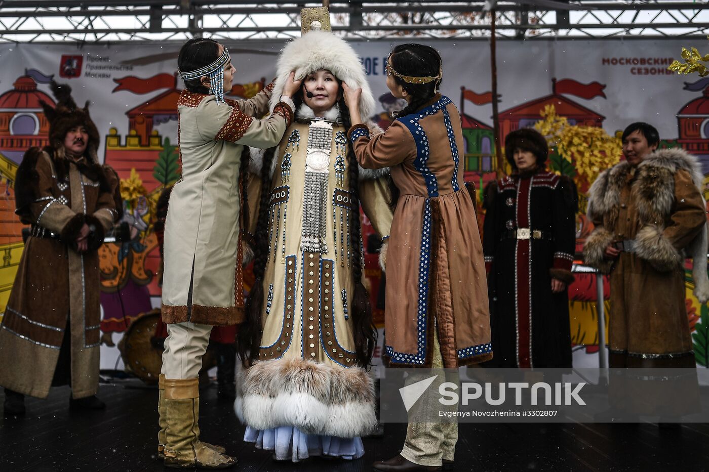 Celebration of Maslenitsa in Moscow