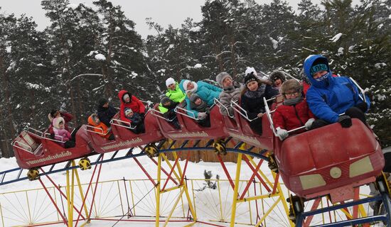 Celebration of Maslenitsa in Russian regions