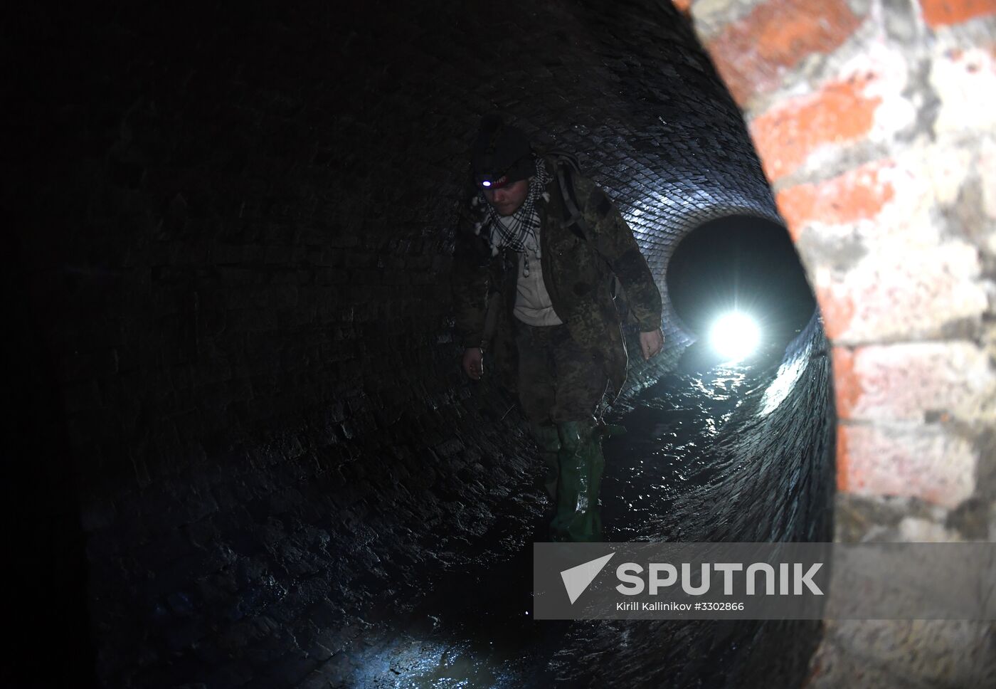 Drainage tunnel of Neglinnaya river