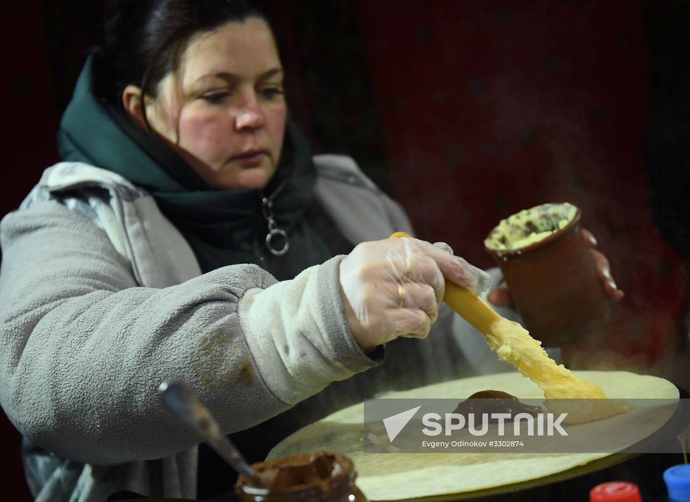 Celebration of Maslenitsa in Moscow