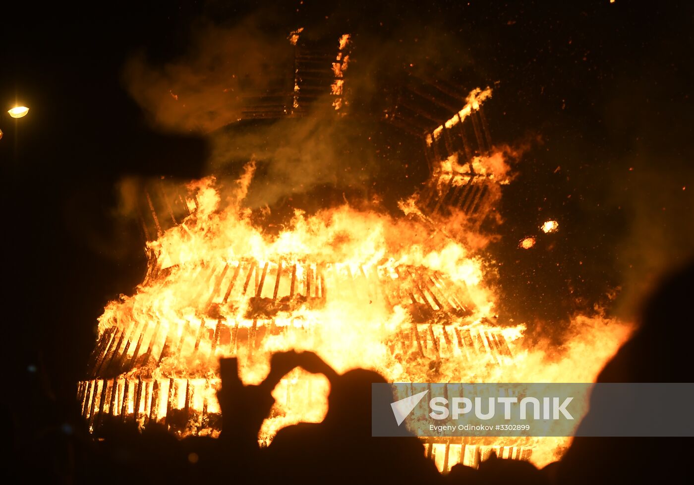 Celebration of Maslenitsa in Moscow