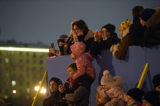 Celebration of Maslenitsa in Moscow