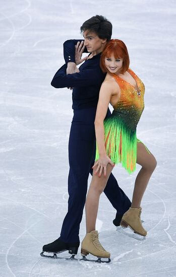 2018 Winter Olympics. Figure skating. Ice dance. Short program