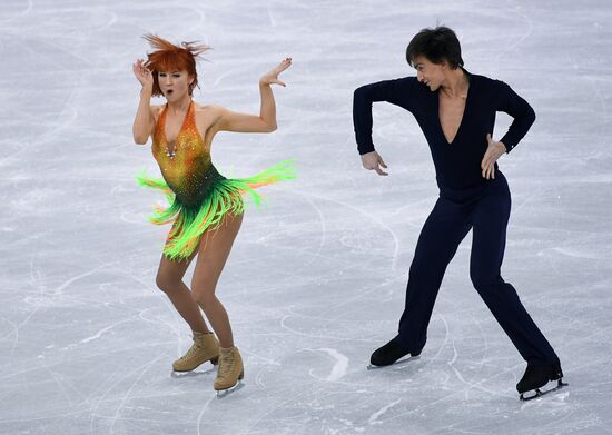 2018 Winter Olympics. Figure skating. Ice dance. Short program