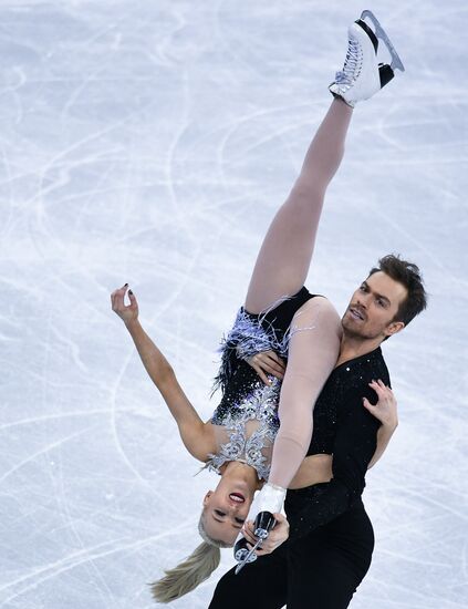 2018 Winter Olympics. Figure skating. Ice dance. Short program