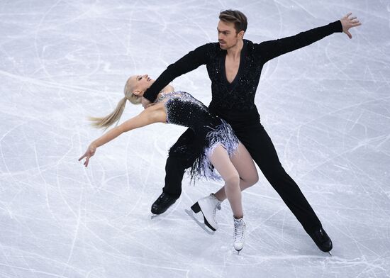 2018 Winter Olympics. Figure skating. Ice dance. Short program