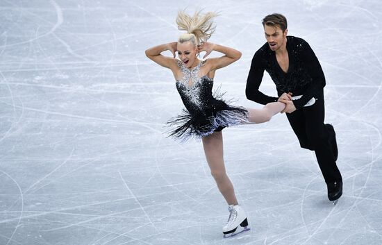 2018 Winter Olympics. Figure skating. Ice dance. Short program