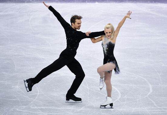 2018 Winter Olympics. Figure skating. Ice dance. Short program