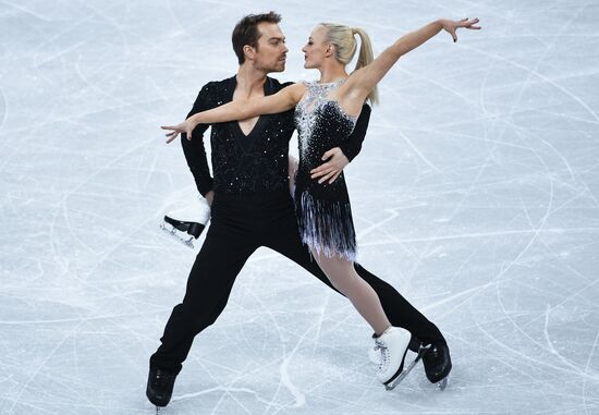 2018 Winter Olympics. Figure skating. Ice dance. Short program