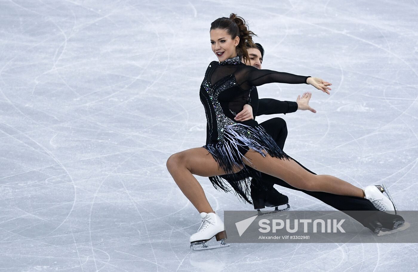 2018 Winter Olympics. Figure skating. Ice dance. Short program