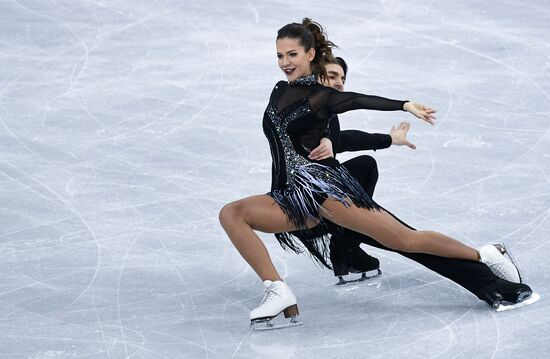 2018 Winter Olympics. Figure skating. Ice dance. Short program