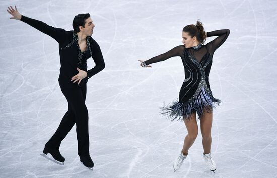 2018 Winter Olympics. Figure skating. Ice dance. Short program