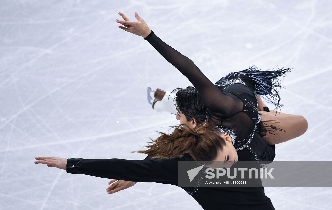 2018 Winter Olympics. Figure skating. Ice dance. Short program